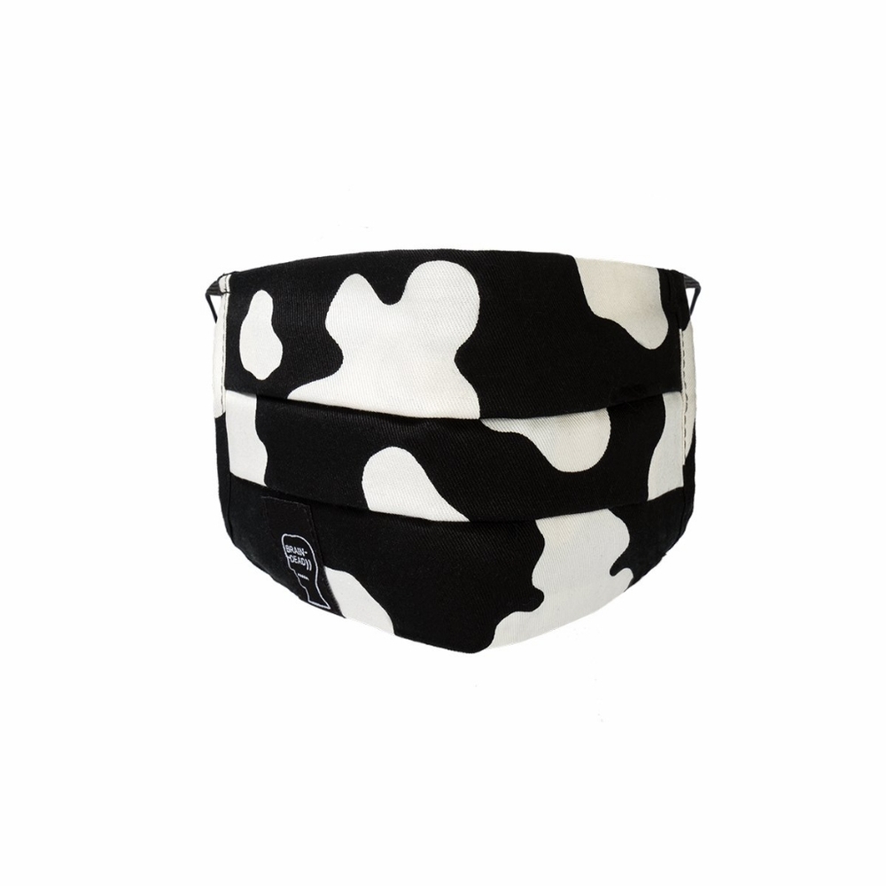 Brain Dead Cow Print Mask